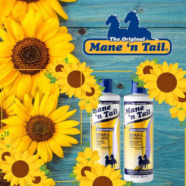Mane 'n Tail Biotin Infused Repair 'n Replenish Conditioner, 11.2 OZ