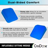 CanDo Inflatable Sitting Wedge, Adult Size, 15"x15", thumbnail image