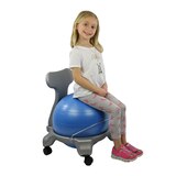 CanDo Plastic Ball Chair, Child, 15", Blue, thumbnail image