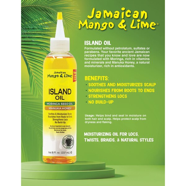 Jamaican Mango & Lime Island Oil, 8 OZ