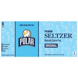 Polar Seltzer Original Sparkling Water, 8 ct, 12 fl oz, thumbnail image