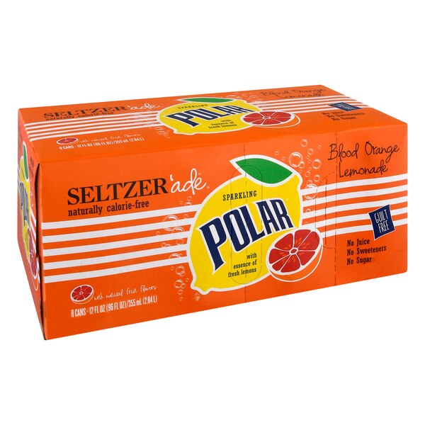 Polar Seltzer'ade, 8 ct, Cans, 12 oz