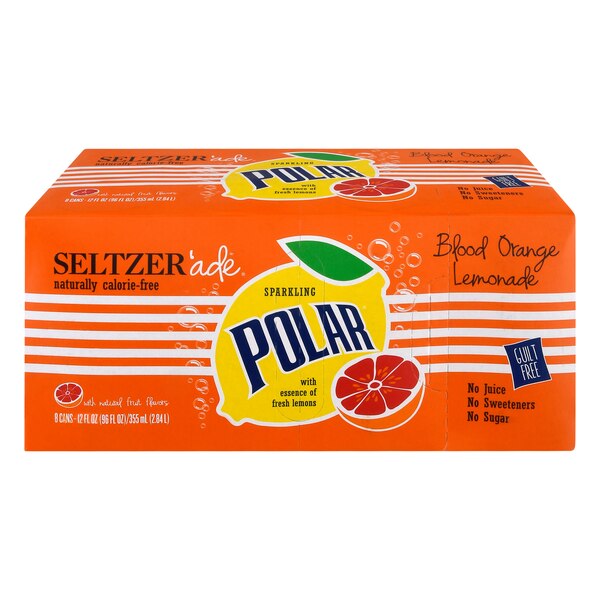 Polar Seltzer'ade, 8 ct, Cans, 12 oz