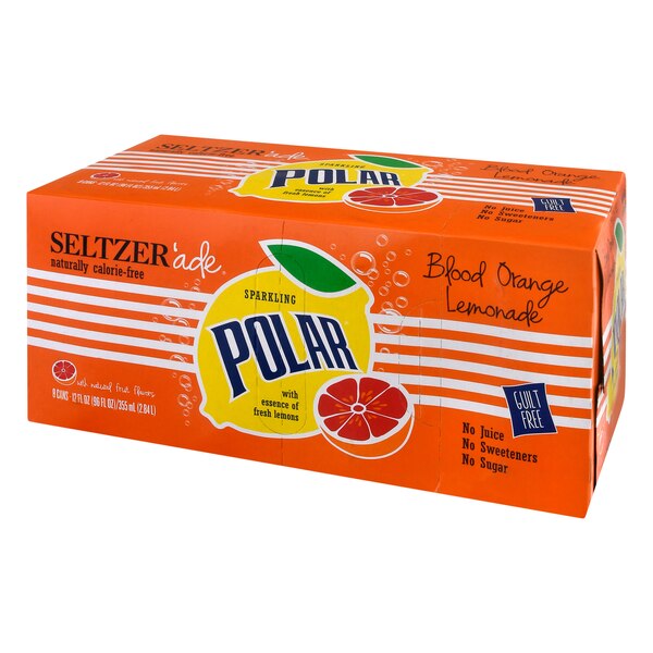 Polar Seltzer'ade, 8 ct, Cans, 12 oz