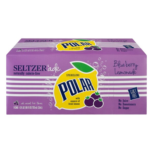 Polar Seltzer'ade, 8 ct, Cans, 12 oz