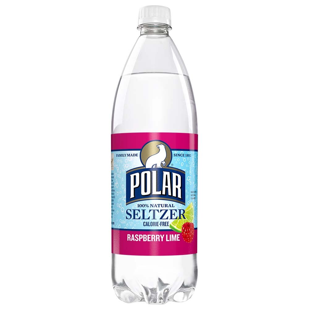 Polar Seltzer Raspberry Lime Sparkling Water, 1L Bottle