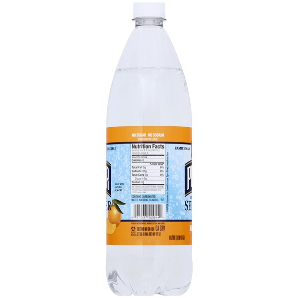 Polar Seltzer Mandarin Sparkling Water, 1L Bottle