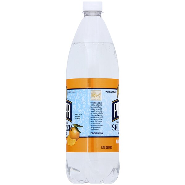 Polar Seltzer Mandarin Sparkling Water, 1L Bottle