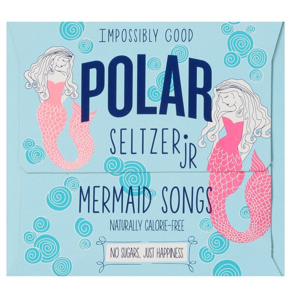 Polar Seltzer Jr Sparkling Water, 7.5 OZ Cans, 6 PK