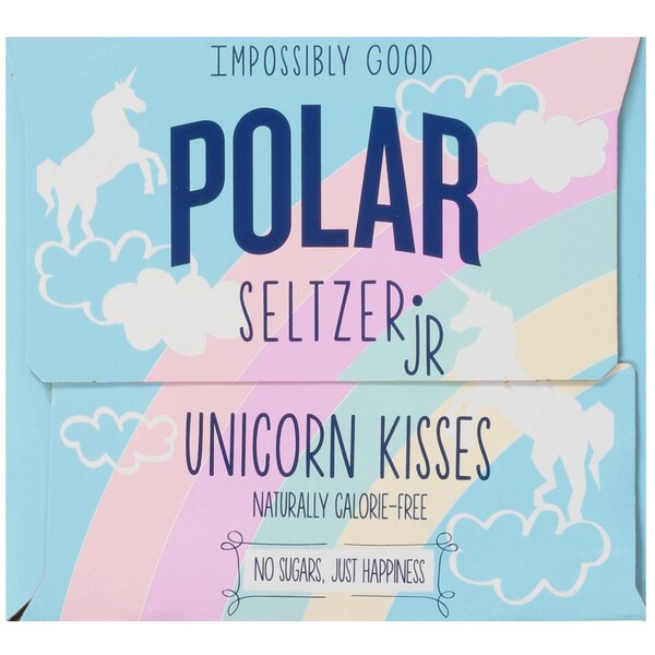 Polar Seltzer Jr Sparkling Water, 7.5 OZ Cans, 6 PK