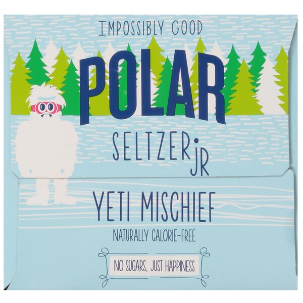 Polar Seltzer Jr Sparkling Water, 7.5 OZ Cans, 6 PK