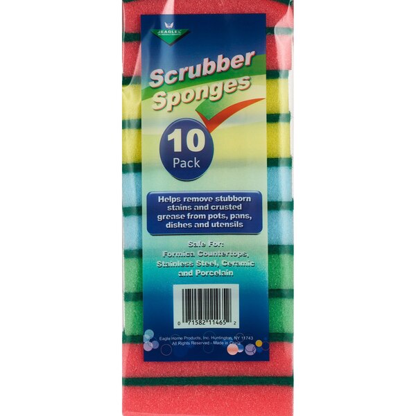 Eagle Scrubber Sponges, 10 ct
