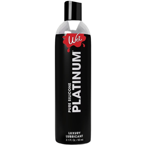Wet Platinum Luxury Silicone Lubricant 3.1 oz
