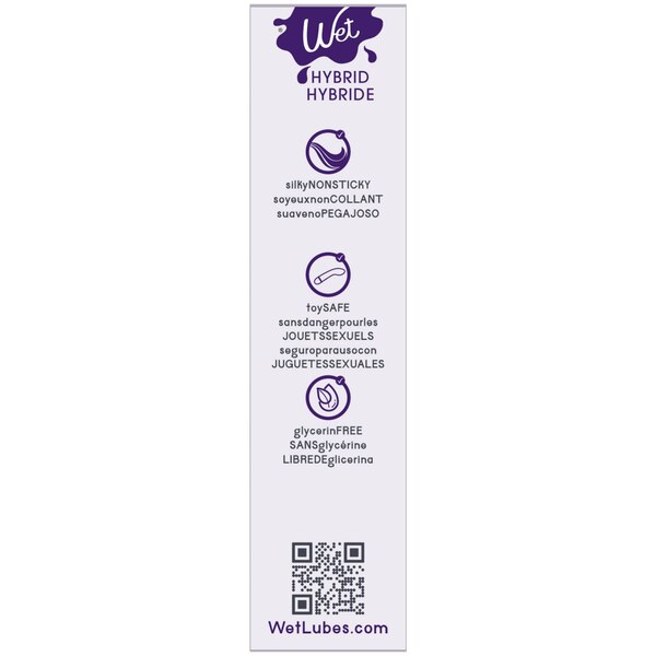 Wet Hybrid Water Silicone Blend Lubricant, 3.1 OZ