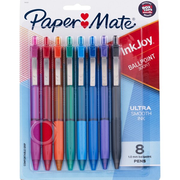 Paper Mate Ink Joy Pen 300RT Assorted, 8CT