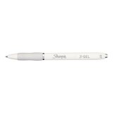 Sharpie S-Gel Fashion White Pen, Black Ink, 4 ct, thumbnail image