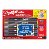 Sharpie Creative Water-Based Acrylic Markers, Bullet Tip Point, 5 ct, thumbnail image