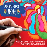 Sharpie Creative Water-Based Acrylic Markers, Brush Tip, 5 ct, thumbnail image