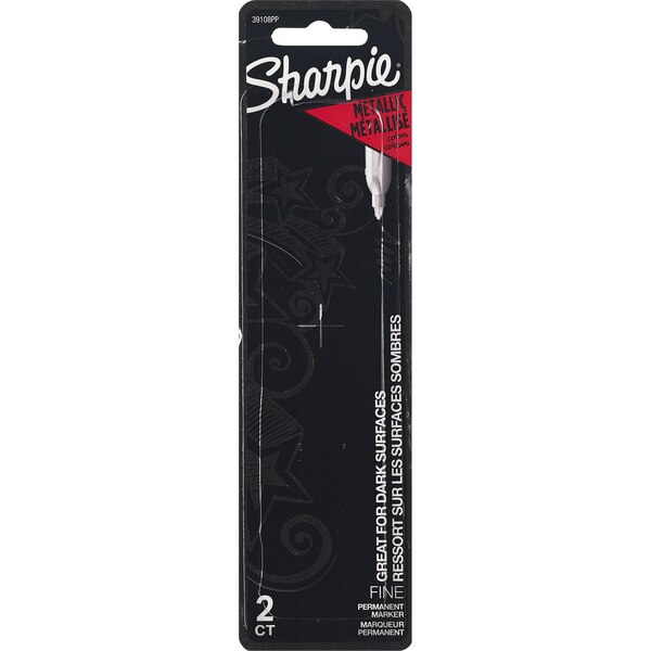 Sharpie Permanent Marker Fine Silver Metallic
