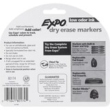 Expo Dry Erase Markers Low Odor Ink Chisel Tip Intense Colors, thumbnail image