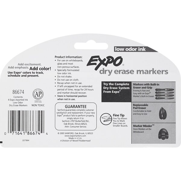 Expo Dry Erase Markers Fine Tip