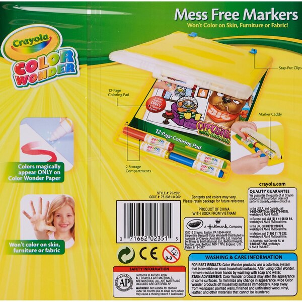 Crayola Color Wonder Stow & Go Studio Activity Book