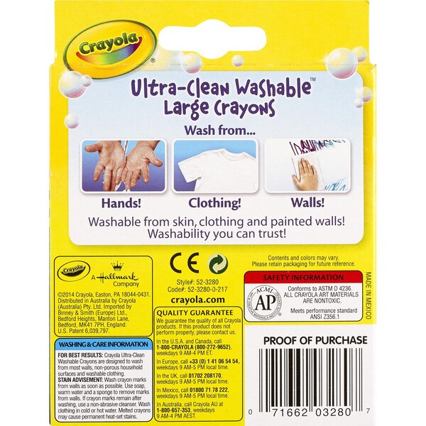 Crayola Washable Crayons Large
