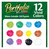 Crayola Portfolio Series Water Soluble Oil Pastels, 12 ct, thumbnail image