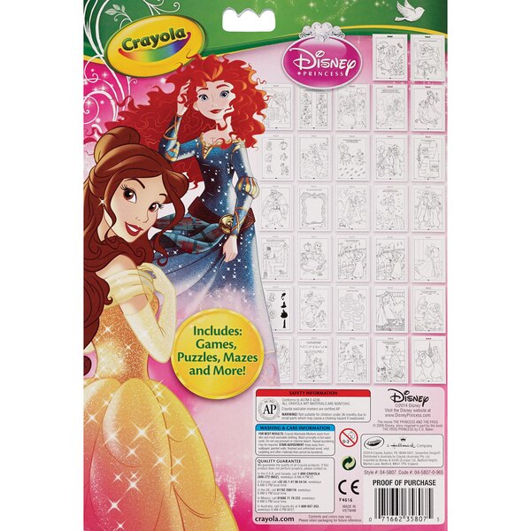 Crayola Disney Princess Coloring & Activity Pad