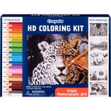 Crayola HD Coloring Kit with Colored Pencils & Coloring Pages, thumbnail image