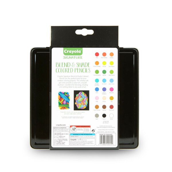 Crayola Signature Blend & Shade Colored Pencils, 24 ct