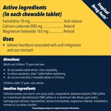 Pepcid Complete Acid Reducer + Antacid Chewable Tablets, Tropical Fruit, thumbnail image 4 of 6