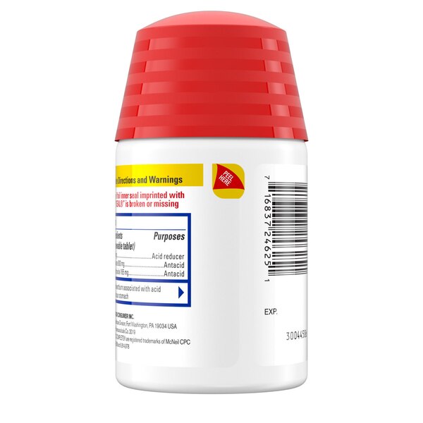 Pepcid Complete Acid Reducer + Antacid Chewable Tablets, Tropical Fruit