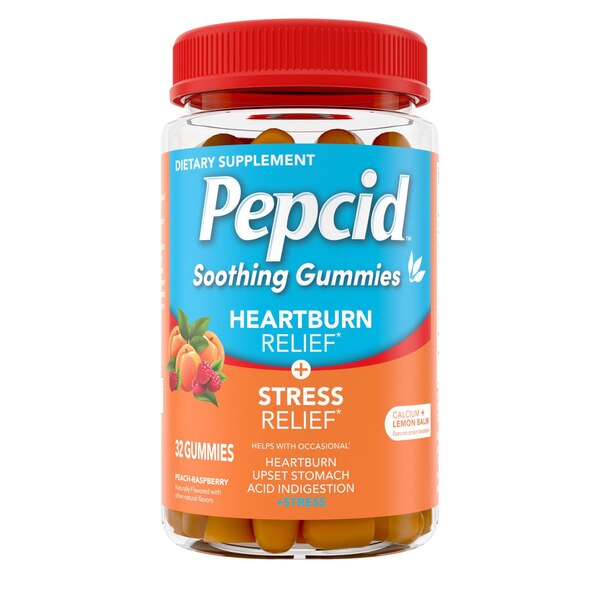 Pepcid Soothing Stress Gummies, Calcium Carbonate, 32 CT