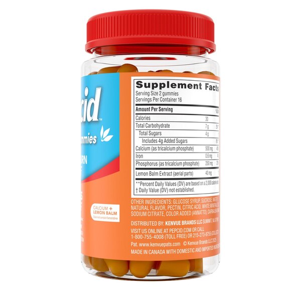 Pepcid Soothing Stress Gummies, Calcium Carbonate, 32 CT