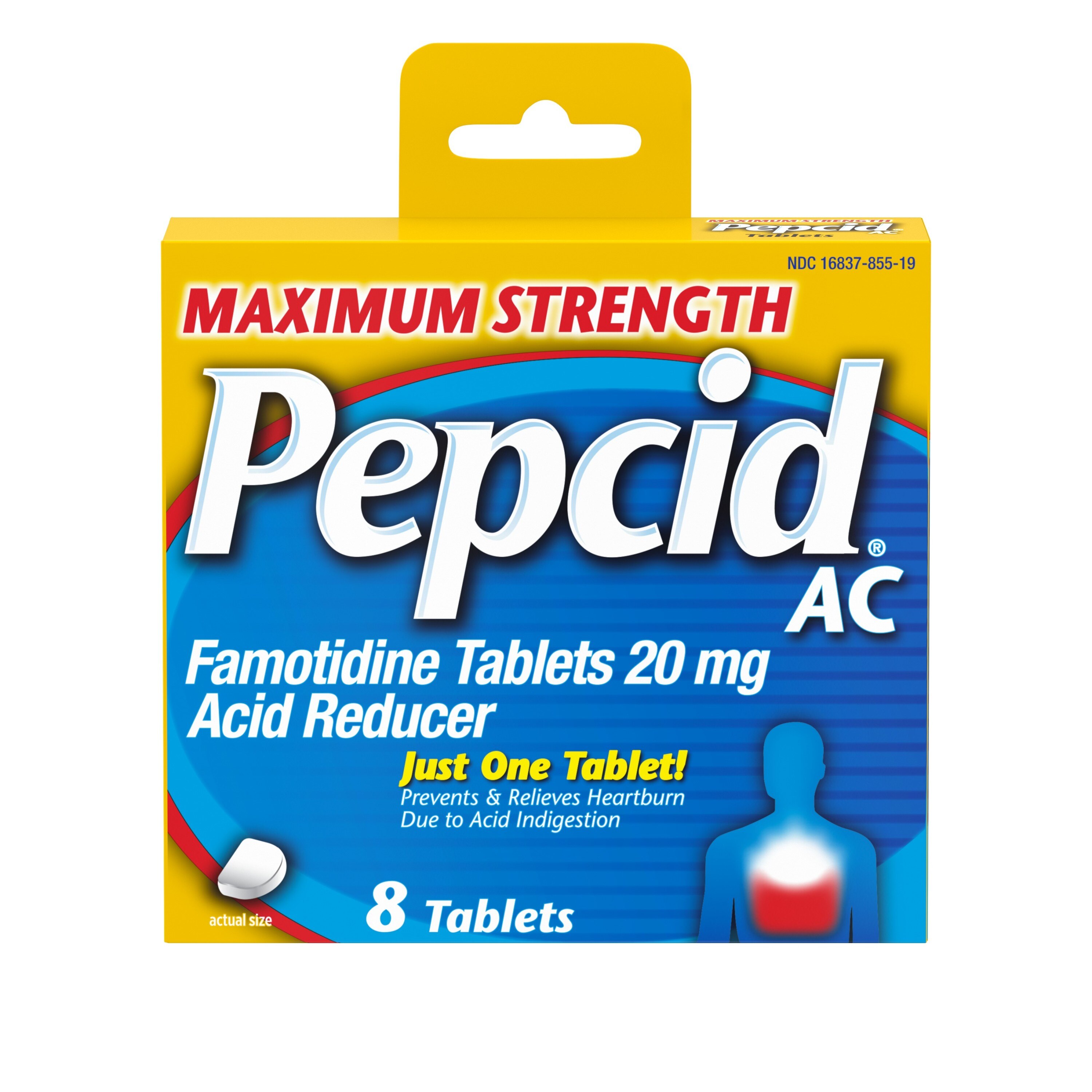 Pepcid AC Maximum Strength for Heartburn Prevention & Relief Tablets