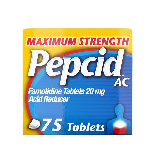 Pepcid AC Maximum Strength for Heartburn Prevention & Relief Tablets