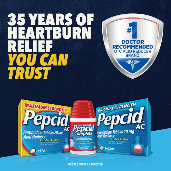 Pepcid AC Original Strength for Heartburn Prevention & Relief