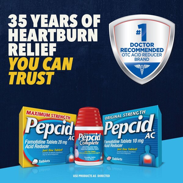 Pepcid AC Original Strength for Heartburn Prevention & Relief