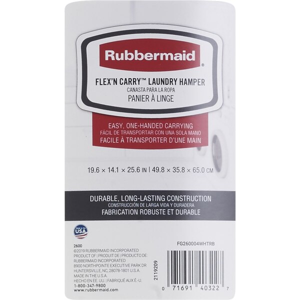 Rubbermaid Flex 'N Carry Hamper