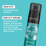 John Frieda Volume Lift Lightweight Hair Spray, thumbnail image 5 of 8
