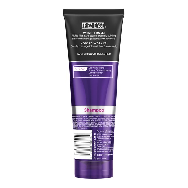 John Frieda Frizz Ease Beyond Smooth Frizz Immunity Shampoo, 8.45 OZ