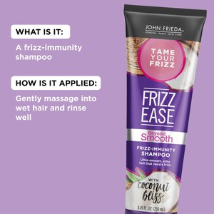John Frieda Frizz Ease Beyond Smooth Frizz Immunity Shampoo, 8.45 OZ