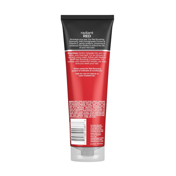 JOHN FRIEDA Radiant Red Colour Boosting Shampoo, 8.3 OZ