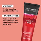 JOHN FRIEDA Radiant Red Red Boosting Conditioner, 8.3 OZ, thumbnail image