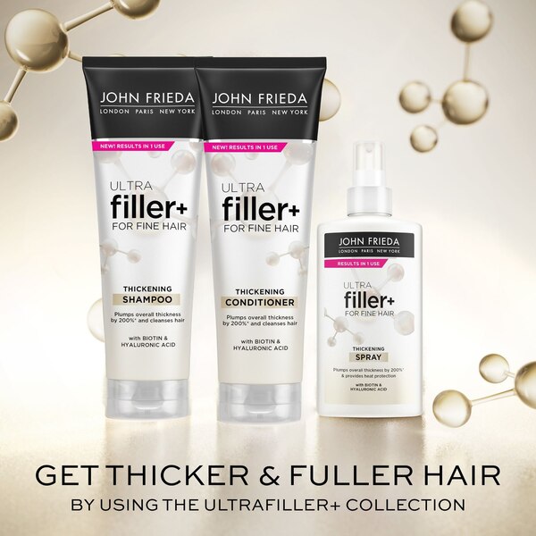 John Frieda ULTRAfiller+ Thickening Spray for Fine Hair, 5 OZ