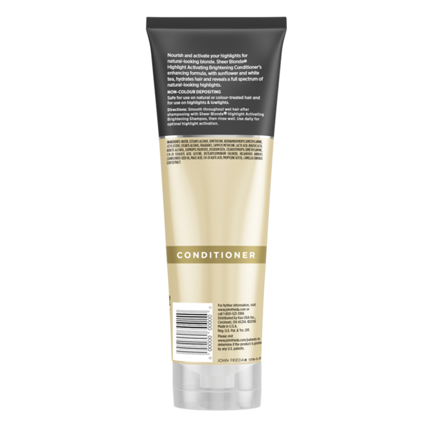 John Frieda Sheer Blonde Highlight Activating Brightening Conditioner, 8.45 OZ.