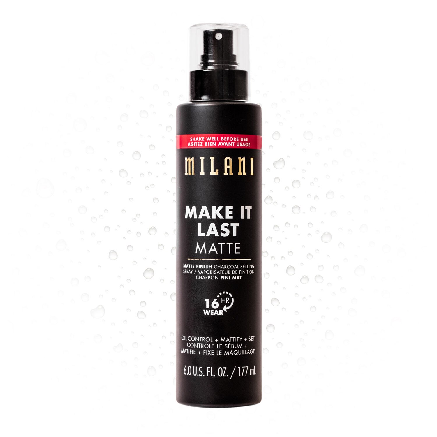 Milani Make It Last Matte Finish Charcoal Setting Spray Xl