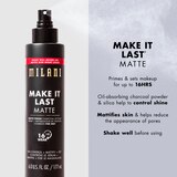 Milani Make It Last Matte Finish Charcoal Setting Spray Xl, thumbnail image