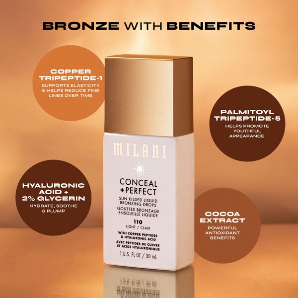 Milani Conceal + Perfect Bronzing Drops